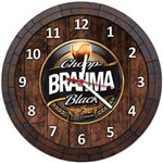 Ficha técnica e caractérísticas do produto Relógio de Parede Quadro Tampa de Barril Cerveja Bebida W005