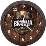 Relógio de Parede Quadro Tampa de Barril Cerveja Bebida W059