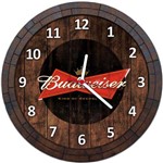 Relógio de Parede Quadro Tampa de Barril Cerveja Bebida W061