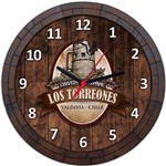 Relógio de Parede Quadro Tampa de Barril Cerveja Bebida W038