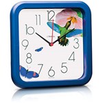 Ficha técnica e caractérísticas do produto Relógio de Parede Quartz Azul Escuro - Herweg