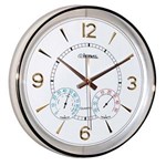 Ficha técnica e caractérísticas do produto Relógio de Parede Quartz Herweg Dourado - 6327-029