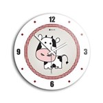 Ficha técnica e caractérísticas do produto Relógio de Parede Vidro Vaquinha