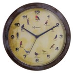 Ficha técnica e caractérísticas do produto Relógio de Parede Wood White 6658-273 Herweg