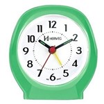 Ficha técnica e caractérísticas do produto Relógio Despertador Analógico Tradicional Quartz Alarme Sonoro Mecanismo Step Herweg Verde