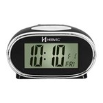 Ficha técnica e caractérísticas do produto Relógio Despertador Digital 7x11x6 Herweg - Preto
