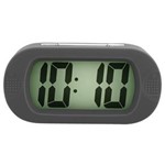 Ficha técnica e caractérísticas do produto Relógio Despertador Digital Borracha Herweg 2933 303 Chumbo