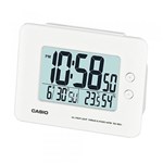 Ficha técnica e caractérísticas do produto Relógio Despertador Digital Casio Branco, com Calendário e Termômetro DQ-982N-7DF