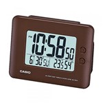 Ficha técnica e caractérísticas do produto Relógio Despertador Digital Casio Marrom, com Calendário e Termômetro DQ-982N-5DF