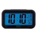 Ficha técnica e caractérísticas do produto Relógio Despertador Digital Herweg 2980-034 Preto Termômetro