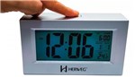 Ficha técnica e caractérísticas do produto Relogio Despertador Digital Luz Temperatura Herweg 2972 070 Prata