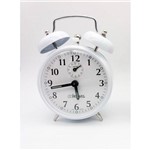 Ficha técnica e caractérísticas do produto Relógio Despertador Mecânico 2208 Branco