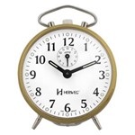 Ficha técnica e caractérísticas do produto Relógio Despertador Mecânico Clássico Herweg 2210-208
