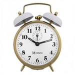 Ficha técnica e caractérísticas do produto Relógio Despertador Mecânico Herweg 2215 – Branco
