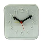 Ficha técnica e caractérísticas do produto Relógio Despertador Plastico Branco - Incasa