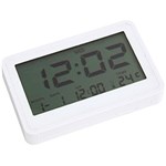 Ficha técnica e caractérísticas do produto Relógio Despertador Plástico Flat Case Branco - Urban