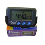 Ficha técnica e caractérísticas do produto Relógio Digital Portátil Kenko Car Clock Automotivo