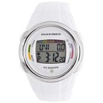 Ficha técnica e caractérísticas do produto Relógio Digital Unissex Guepardo Master White UV OE0400 - Branco