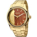 Ficha técnica e caractérísticas do produto Relógio Euro Analógico Feminino Dourado Eu2036maa/4d