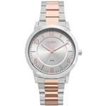 Ficha técnica e caractérísticas do produto Relógio Euro Feminino Bicolor Trendy Prata - EU2036YLW/5K