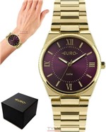 Ficha técnica e caractérísticas do produto Relógio Euro Feminino New Basic EU2035YQS/4N Dourado