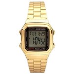 Ficha técnica e caractérísticas do produto Relógio Feminino Casio Digital Vintage - A178Wga-1Adf - Dourado