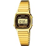 Ficha técnica e caractérísticas do produto Relógio Feminino Casio Vintage LA670WGA-1DF - Dourado