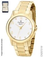 Ficha técnica e caractérísticas do produto Relógio Feminino Champion Dourado Cn26751w + Kit Bijouteria