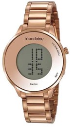 Ficha técnica e caractérísticas do produto Relógio Feminino Digital LCD Rosé Mondaine 53786LPMVRE2