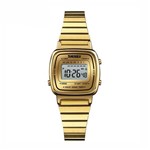 Ficha técnica e caractérísticas do produto Relógio Feminino Digital Skmei 1252 Dourado