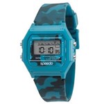 Ficha técnica e caractérísticas do produto Relógio Feminino Digital Speedo 65068L0EVNP6 - Azul/Preto