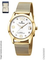 Ficha técnica e caractérísticas do produto Relógio Feminino Dourado Champion Cn29098w + Kit Bijouteria
