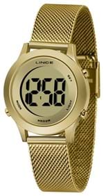 Ficha técnica e caractérísticas do produto Relógio Feminino Dourado Digital Lince Sdph109L Cxkx