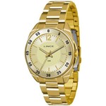 Relógio Feminino Dourado Lince LRGK043L