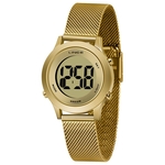Ficha técnica e caractérísticas do produto Relógio Feminino Lince Digital Dourado SDPH109L-CXKX