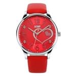 Ficha técnica e caractérísticas do produto Relógio Feminino Skmei Analógico 9085 Vermelho