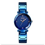 Ficha técnica e caractérísticas do produto Relógio Feminino Skmei Analógico 9180 Azul