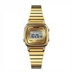 Ficha técnica e caractérísticas do produto Relógio Feminino Skmei Digital 1252 Dourado