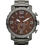 Relógio Fossil Masculino Esportivo Cinza Caixa 5.3 - FJR1355Z