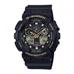 Ficha técnica e caractérísticas do produto Relógio G-Shock 100GBX-1A9DR Preto/Dourado