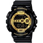 Ficha técnica e caractérísticas do produto Relógio G-Shock GD-100GB-1DR Preto/Dourado