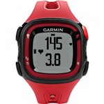 Ficha técnica e caractérísticas do produto Relógio Garmin Monitor Cardíaco Forerunner 15 com GPS - Vermelho
