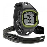 Ficha técnica e caractérísticas do produto Relógio Garmin Monitor Cardíaco GPS Forerunner 15 Preto/Verde