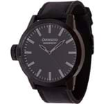 Ficha técnica e caractérísticas do produto Relógio Grande Social Oversized Wall Street 49mm Darkblack