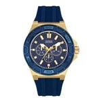 Ficha técnica e caractérísticas do produto Relógio Guess Masculino 92587GPGSDU1 - Azul/Dourado