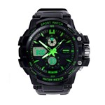 Ficha técnica e caractérísticas do produto Relógio Infantil Skmei Anadigi 0990L - Verde