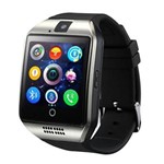 Ficha técnica e caractérísticas do produto Relogio Inteligente S18 Smartwatch P/ Android com Câmera - Prata