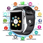 Ficha técnica e caractérísticas do produto A1 Relógio Smartwatch, Whatsapp, Notificações, Bluetooth, Camera - Smart Watch