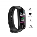 Ficha técnica e caractérísticas do produto Relógio Inteligente Smartband M3 Monitor Cardíaco Pressão Arterial Sono Lcd Color Android Ios