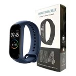 Ficha técnica e caractérísticas do produto Relógio Inteligente Smartband M4 Monitor Cardíaco - Azul